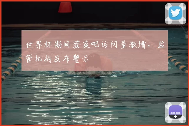 世界杯期间菠菜吧访问量激增,监管机构发布警示